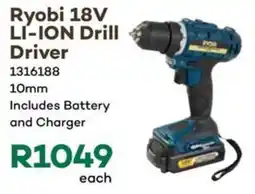 Timbercity Ryobi 18V LI-ION Drill Driver offer