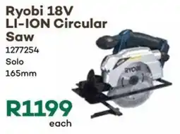 Timbercity Ryobi 18V LI-ION Circular Saw offer