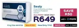 Sleepmasters Sealy Clean Shield Queen Size Mattress Protector offer