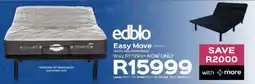Sleepmasters Edblo Easy Move 152cm Adjustable Base offer