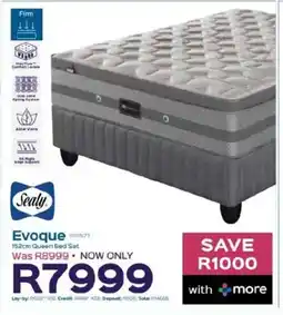 Sleepmasters Sealy Evoque 152cm Queen Bed Set offer