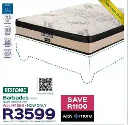 Sleepmasters Restonic Barbados 152cm Mattress Only offer