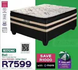 Sleepmasters RESTONIC Bali 152cm Queen Bed Set offer