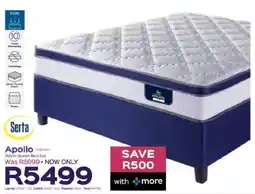 Sleepmasters Serta Apollo 152cm Queen Bed Set offer