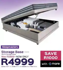 Sleepmasters Sleepmasters Storage Base 152cm Storage Base offer
