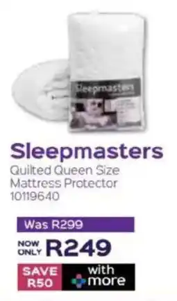 Sleepmasters Sleepmasters Quilted Queen Size Mattress Protector offer