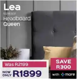 Sleepmasters Lea Headboard Queen offer