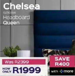 Sleepmasters Chelsea Headboard Queen offer