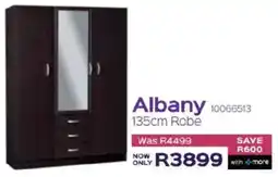 Sleepmasters Albany 135cm Robe offer