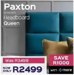 Sleepmasters Paxton Headboard Queen offer