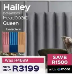 Sleepmasters Hailey Headboard Queen offer