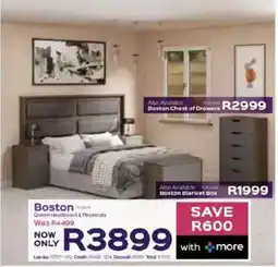 Sleepmasters Boston Queen Headboard & Pedestals offer