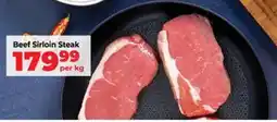 Food Lover's Market Beef Sirloin Steak offer