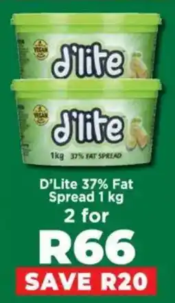 Food Lover's Market D'Lite 37% Fat Spread offer