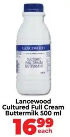 Food Lover's Market Lancewood Cultured Full Cream Buttermilk offer