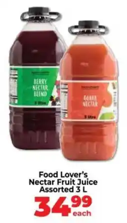Food Lover's Market Food Lover's Nectar Fruit Juice Assorted offer