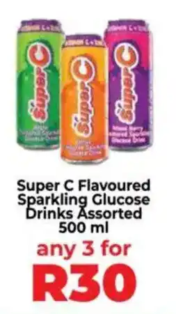 Food Lover's Market Super C Flavoured Sparkling Glucose Drinks Assorted offer