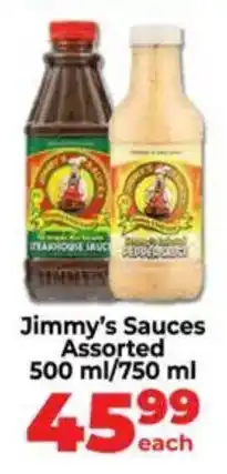Food Lover's Market Jimmy's Sauces Assorted offer