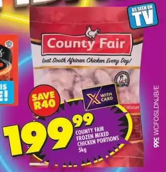 Shoprite County fair frozen mixed chicken portions offer
