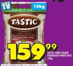 Shoprite Tastic long grain parboiled white rice offer