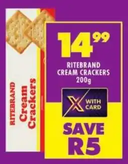 Shoprite Ritebrand cream crackers offer