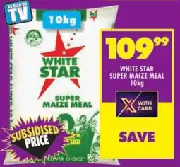 Shoprite White star super maize meal offer