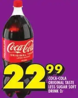 Shoprite Coca-cola original taste less sugar soft drink offer