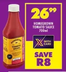 Shoprite Homegrown tomato sauce offer
