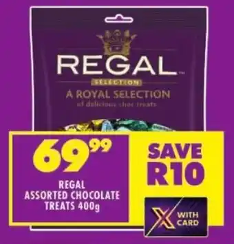 Shoprite Regal assorted chocolate treats offer