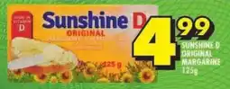Shoprite Sunshine d original margarine offer