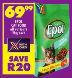 Shoprite Epol cat food all variants offer