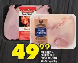 Shoprite Farmbest/ county fair fresh chicken breasts offer