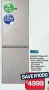 Pick n Pay KIC 239Ltr Metallic Fridge With Bottom Freezer KBF525/2ME offer