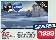 Pick n Pay JVC 32 (81cm) Smart QLED TV LT-32NQ3155A offer