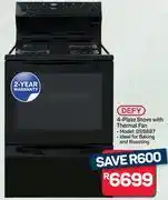Pick n Pay Defy 4-Plate Stove With Thermal Fan DSS697 offer