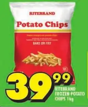 Shoprite Ritebrand frozen potato chips offer