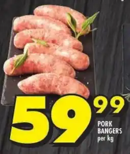 Shoprite Pork Bangers offer