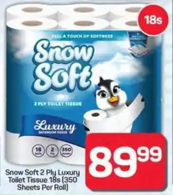 Pick n Pay Hypermarket Snow Soft 2 Ply Luxury Toilet Tissue offer
