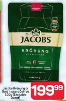 Pick n Pay Hypermarket Jacobs Krönung or Gold Instant Coffee offer