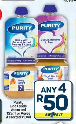 Pick n Pay Hypermarket Purity 2nd Foods Assorted offer