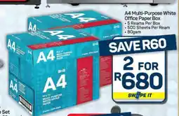 Pick n Pay Hypermarket A4 Multi-Purpose White Office Paper Box offer