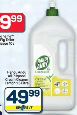 Pick n Pay Hypermarket Handy Andy All Purpose Cream Cleaner Lemon 1.5 Litre offer