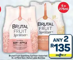 Pick n Pay Hypermarket Brutal Fruit Sparkling Spritzer Assorted offer