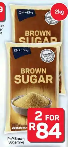 Pick n Pay Hypermarket PnP Brown Sugar 2kg offer