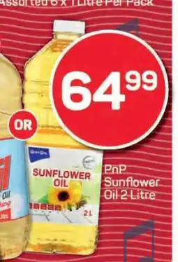 Pick n Pay PnP Sunflower Oil 2 Litre offer
