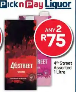 Pick n Pay 4th Street Assorted 1 Litre offer