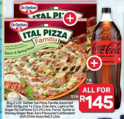 Pick n Pay Hypermarket Dr. Oetker Ital Pizza Familia & Coca-Cola Zero offer