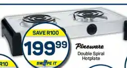 Pick n Pay Pineware Double Spiral Hotplate offer
