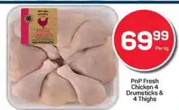 Pick n Pay PnP Fresh Chicken 4 Drumsticks & 4 Thighs offer