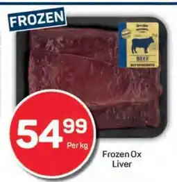 Pick n Pay Frozen Ox Liver offer